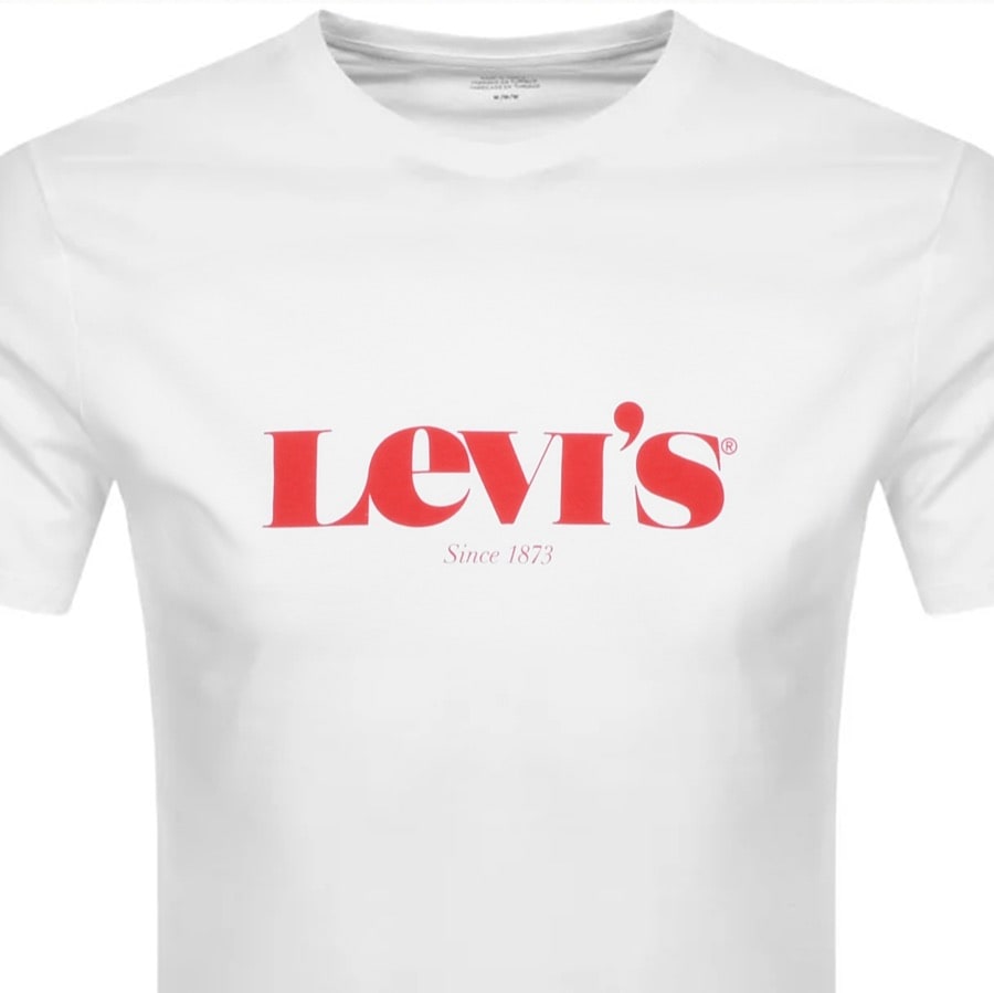 Alternative Image for ProductLevis Original Crew Neck Logo T Shirt White2